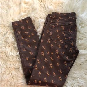 Straight leg, printed pants by Jolt